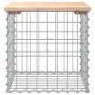 Garden Bench Gabion Design 43x44x42 cm Solid Wood Pine