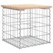 Garden Bench Gabion Design 43x44x42 cm Solid Wood Pine