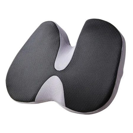 Memory Foam Cushion, Prostate and Tailbone Support for Sciatica and Back Pressure Relief, Comfortable Chair and Car Seat Cushion