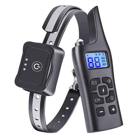 800m Waterproof Dog Training Shock Collar for Dogs with Vibration, Shock and Beep,Rechargeable Electric Shock LCD Display