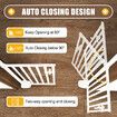 Retractable Safety Gate Pet Dog Cat Extra Tall with 3-Position Width Adjustment Fence Enclosure Guard Security Barrier Fencing for Stairs Doorway Kitchen