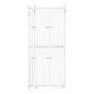 Retractable Safety Gate Pet Dog Cat Extra Tall with 3-Position Width Adjustment Fence Enclosure Guard Security Barrier Fencing for Stairs Doorway Kitchen