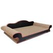 Cat Scratching Post Pet Bed Scratcher Toy Corrugated Cardboard Furniture Couch Sofa Shape Pad Indoor Kitten Nest Play Lounge  80 x 39 x 20cm