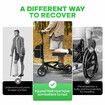 Knee Scooter Walker Steerable Mobility Walking Equipment Wheelchair Medical Crutch Broken Foot Ankle Leg Surgery Injury
