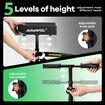 Knee Scooter Walker Steerable Mobility Walking Equipment Wheelchair Medical Crutch Broken Foot Ankle Leg Surgery Injury