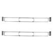 2 Pcs RV Secure Adjustable Bars 31.6 to 57.5 cm Stainless Steel Rods Food and Drink Stabilizers for RV Refrigerator