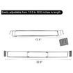2 Pcs RV Secure Adjustable Bars 31.6 to 57.5 cm Stainless Steel Rods Food and Drink Stabilizers for RV Refrigerator