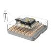Auto Egg Incubator 48-60 Eggs Hatcher Breeder Automatic Turning Stop Humidity Control Hatching Chicken Duck Bird Quail Poultry Water Refill Candler