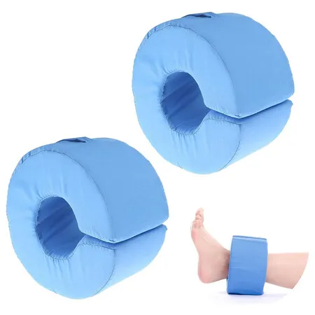 2 PCS Foot Elevation Pillows, Blue Hand Ankle Foam Cushion Leg Hand Lifting Pillow Stabilizer with Ankle Heel Elevator Wedges Foot Support Pillow