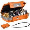 Portable Safe Lock Box with Combination Lock