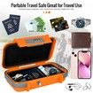 Portable Safe Lock Box with Combination Lock