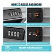 Portable Safe Lock Box with Combination Lock
