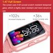 GPS Phone Watch for Seniors,Elderly Smart Watch with Fall Detection 4G Voice Call SOS Emergency Call Monitoring,Pink