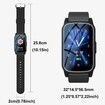 Elderly Smart Watch With Fall Detection,SOS Positioning Bracelet GPS Tracker,Alert Devices SPersonal Alarm With Emergency Assist Button,Black