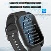 Elderly Smart Watch With Fall Detection,SOS Positioning Bracelet GPS Tracker,Alert Devices SPersonal Alarm With Emergency Assist Button,Black