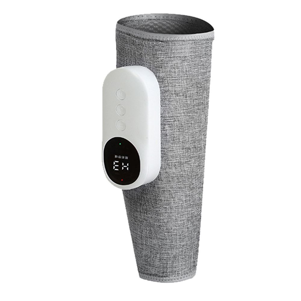 1 Pack Leg Massager for Pressure Relief, Calf Air Compression Massager with 3 Intensities and 3 Modes, Easy to Use, Muscle Relaxation, Grey