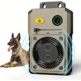 Anti Barking Control Device for Dogs, Rechargeable Ultrasonic Dog Barking Deterrent Devices Up to 50 Ft Range with 3 Modes,Khaki