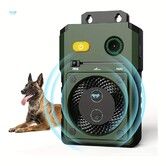 Anti Barking Control Device for Dogs, Rechargeable Ultrasonic Dog Barking Deterrent Devices Up to 50 Ft Range with 3 Modes,Green