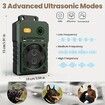 Anti Barking Control Device for Dogs, Rechargeable Ultrasonic Dog Barking Deterrent Devices Up to 50 Ft Range with 3 Modes,Green
