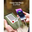Solar Camping Lights Rechargeable, 3 Lighting Modes, IP66 Waterproof Inflatable Lamp for Hiking, Backpacking, Survival, Collapsible Tent Lights