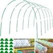 50 Pack Greenhouse Hoops Vegetable BirdProof Animal Plant Arch Protection