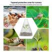 50 Pack Transparent Plant Seedling Protection Cover Agricultural Vegetable Seedlings