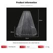50 Pack Transparent Plant Seedling Protection Cover Agricultural Vegetable Seedlings