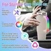 6 Colors LED Light Up Tumbler Handle for Stanley 40oz/30oz Cups, Rechargeable Waterproof Handle Accessory for Outdoor, Camping for Stanley Cup Lovers
