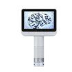 Digital Microscope with 4 Inch Screen, 1080P HD 1600X Kids Portable Handheld Microscope for Scientific Experiment