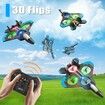 Foam Remote Control Airplanes RC Planes,RC Airplane Fighter Jet with Light,360 Degree Flip Fighter Jet Toy,Stunt Roll,Airplane Toy Gifts for Age3+