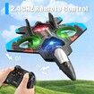 Foam Remote Control Airplanes RC Planes,RC Airplane Fighter Jet with Light,360 Degree Flip Fighter Jet Toy,Stunt Roll,Airplane Toy Gifts for Age3+