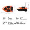 5200mAh 2 Batteries RC Bait Boat for Fishing Baits GPS 500M Range 2 HOURS Last Max3KG Load Birthday Christmas Gift COL Orange
