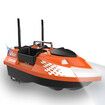 5200mAh 2 Batteries RC Bait Boat for Fishing Baits GPS 500M Range 2 HOURS Last Max3KG Load Birthday Christmas Gift COL Orange