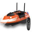 5200mAh 2 Batteries RC Bait Boat for Fishing Baits GPS 500M Range 2 HOURS Last Max3KG Load Birthday Christmas Gift COL Orange