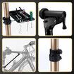 Bicycle Bike Repair Stand MTB Maintenance Mechanic Cycle Workstand Station Tool Tray Height Adjustable Clamp Shop Home Mountain Road Holder Rack Alloy