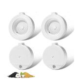 4 Pack Replacement Filters for 3.6L/4.6L/6L/8L Gravity Pet Water Dispenser, Dog Water Filter Replacement, Water Feeder Filter for Cat and Dog