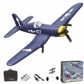 RC Plane,F4U Remote Control Airplane with 2 Batteries,2.4GHz 3 Channel Fighter with 6 Axis Gyro Stabilizer