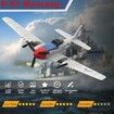 RC Plane for Beginners,P51 Remote Control Airplane,2.4GHz 3 Channel Fighter Featuring 6 Axis Gyro Stabilizer Comes with 2 Batteries