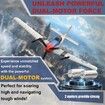 RC Plane for Beginners,P51 Remote Control Airplane,2.4GHz 3 Channel Fighter Featuring 6 Axis Gyro Stabilizer Comes with 2 Batteries