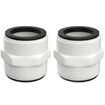 2 Pcs Pool Hose Connector Replacement for Intex and Coleman, 1.5 inch Above Ground Pool Split Hose Joint Connector, Fits Filter Pumps, Chlorine Generators