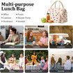 Insulated Lunch Bag for Women Men Large Reusable Lunch Box Men Women Leakproof Portable Cooler Tote Bags for Work Picnic