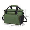 Insulated Lunch Bag for Women Men, Reusable Lunch Box for Office Work School Picnic Beach for Kids Men Women, 31 x 19 x 23 cm, Green