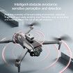 5G 4K Triple Cameras Drone Foldable 4.3inch Screen Obstacle Avoidance LED Light Flow Hover Batteries 2.4GHz Antiinterference Christmas Gift