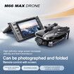 5G 4K Triple Cameras Drone Foldable 4.3inch Screen Obstacle Avoidance LED Light Flow Hover Batteries 2.4GHz Antiinterference Christmas Gift