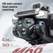 5G 4K Triple Cameras Drone Foldable 4.3inch Screen Obstacle Avoidance LED Light Flow Hover Batteries 2.4GHz Antiinterference Christmas Gift