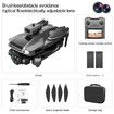 5G 4K Triple Cameras Drone Foldable 4.3inch Screen Obstacle Avoidance LED Light Flow Hover Batteries 2.4GHz Antiinterference Christmas Gift