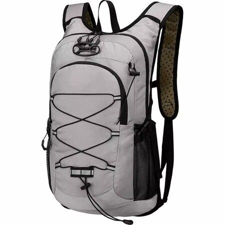 Lightweight Outdoor Hiking Backpack,Large Capacity Pack for Travel,Hiking,Climbing,Skiing,Running Daypack for Men Women Color Grey