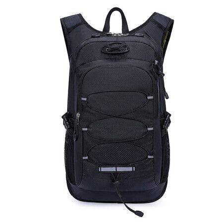 Lightweight Outdoor Hiking Backpack,Large Capacity Pack for Travel,Hiking,Climbing,Skiing,Running Daypack for Men Women Color Black