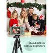 Digital Camera, Kids Camera, Vlog Camera with 64GB Card, Lanyard, 16X Zoom Anti Shake, Card Reader for Kid Student Children Teen Girl Boy, Green
