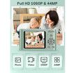 Digital Camera, Kids Camera, Vlog Camera with 64GB Card, Lanyard, 16X Zoom Anti Shake, Card Reader for Kid Student Children Teen Girl Boy, Green